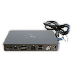 Dokovací stanice Dell WD15 pro notebooky Dell s USB-C, bez adaptéru