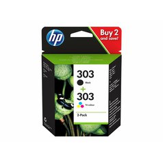 HP originální ink 3YM92AE, HP 303 Combo, 2-Pack,