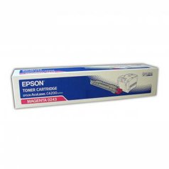 Epson originální toner C13S050243, magenta, 8500str., Epson AcuLaser C4200DN, 42