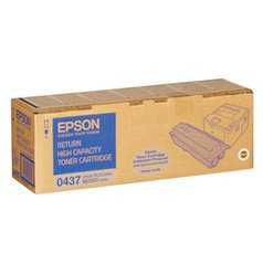 Epson originální toner C13S050437, black, 8000str., return, Epson AcuLaser M2000