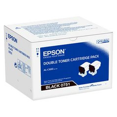 Epson originální toner C13S050751, black, 14600 (2x7300)str., Epson WorkForce AL