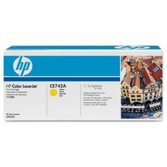 HP originální toner CE742A, yellow, 7300str., HP 307A, HP Color LaserJet CP5225