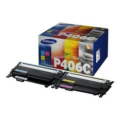 HP originální toner SU375A, CLT-P406C, CMYK, 1500, 3*1000str., P406C, Samsung CL