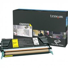 Lexmark originální toner C5222YS, yellow, 3000str., Lexmark C52x, C53x