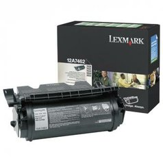 Lexmark originální toner 12A7462, black, 21000str., return, Lexmark T630, T632,