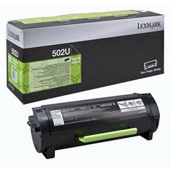 Lexmark originální toner 50F2U00, black, 20000str., 502U, return, ultra high cap