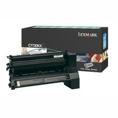 Lexmark originální toner C7720KX, black, 15000str., return, Lexmark C772