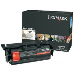 Lexmark originální toner T654X21E, black, 36000str., extra high capacity, Lexmar