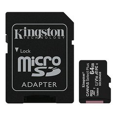 Kingston paměťová karta Canvas Select Plus, 64GB, micro SDXC, SDCS2/64GB, UHS-I