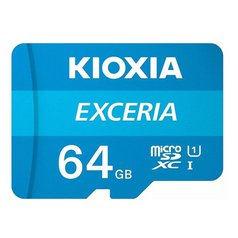 Kioxia Paměťová karta Exceria (M203), 64GB, microSDXC, LMEX1L064GG2, UHS-I U1 (C