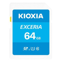 Kioxia Paměťová karta Exceria (N203), 64GB, SDXC, LNEX1L064GG4, UHS-I U1 (Class