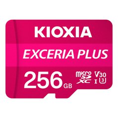 Kioxia Paměťová karta Exceria Plus (M303), 256GB, microSDXC, LMPL1M256GG2, UHS-I