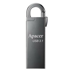 Apacer USB flash disk, 3.1, 16GB, AH15A, stříbrný, stříbrná, AP16GAH15AA-1, s ka