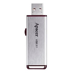 Apacer USB flash disk, 3.1, 16GB, AH35A, stříbrný, AP16GAH35AS-1, vysouvací kone
