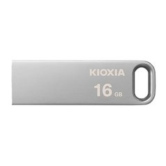 Kioxia USB flash disk, USB 3.0, 16GB, Biwako U366, Biwako U366, stříbrný, LU366S