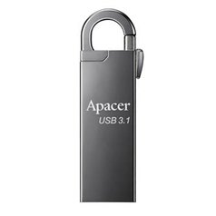 Apacer USB flash disk, 3.1, 32GB, AH15A, stříbrný, stříbrná, AP32GAH15AA-1, s ka