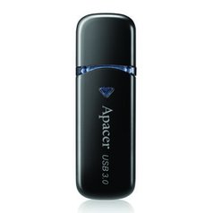 Apacer USB flash disk, 3.0, 32GB, AH355, černý, AP32GAH355B-1, s krytkou