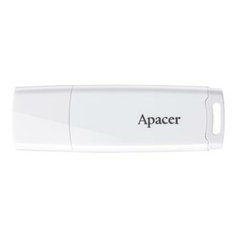 Apacer USB flash disk, 2.0, 32GB, AH336, bílý, bílá, AP32GAH336W-1, s krytkou