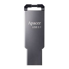 Apacer USB flash disk, 3.1, 32GB, AH360, stříbrný, AP32GAH360A-1, s poutkem