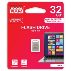 Goodram USB flash disk, 3.0, 32GB, UPO3, stříbrný, UPO3-0320S0R11