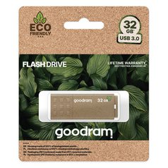 Goodram USB flash disk, USB 3.0, 32GB, UME3 ECO FRIENDLY, hnědý, UME3-0320EFR11,