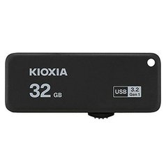 Kioxia USB flash disk, USB 3.0, 32GB, Yamabiko U365, Yamabiko U365, černý, LU365