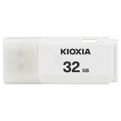 Kioxia USB flash disk, USB 2.0, 32GB, Hayabusa U202, Hayabusa U202, bílý, LU202W