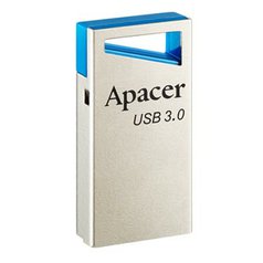 Apacer USB flash disk, 3.0, 64GB, AH155, stříbrný, stříbrná, AP64GAH155U-1