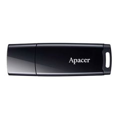 Apacer USB flash disk, 2.0, 64GB, AH336, černý, černá, AP64GAH336B-1, s krytkou