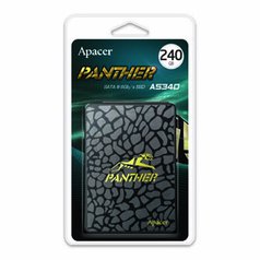 SSD Apacer 2.5&quot;, SATA III, 240GB, GB, AS340, AP240GAS340G-1 černý, 490 MB/s