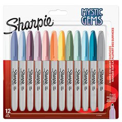 Sharpie, popisovač Mystic Gems, mix barev, 12ks, permanentní