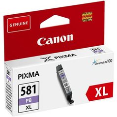 Canon originální ink CLI-581PB XL, photo blue, 8,3ml, 2053C001, very high capaci