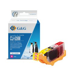 G&G kompatibilní ink s CLI526M, magenta, 8.4ml, NP-C-0526M, 4542B001, pro Canon