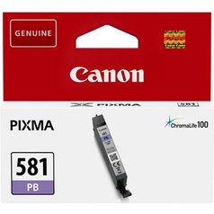 Canon originální ink CLI581 PB, photo blue, 5,6ml, 2107C001, Canon PIXMA TR7550,