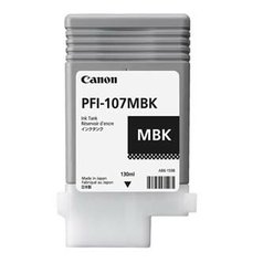 Canon originální ink PFI107MBK, matte black, 130ml, 6704B001, Canon iPF-680, 685