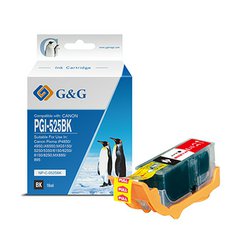 G&G kompatibilní ink s PGI525PGBK, black, 340str., NP-C-0525BK, pro Canon Pixma