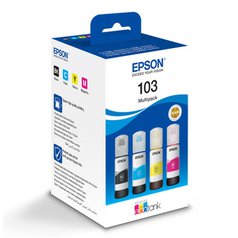 Epson originální ink C13T00S64A, 103, T00S64A, CMYK, Epson EcoTank L3151, L3150,