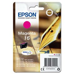 Epson originální ink C13T16234012, T162340, magenta, 3.1ml, Epson WorkForce WF-2