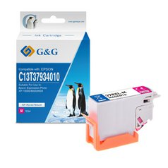 G&G kompatibilní ink s C13T37934010, magenta, NP-E-0378XLM, pro Epson XP-15000