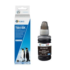 G&G kompatibilní ink s C13T66414A, black, NPR-T6641BK-70ml-D, pro Epson L100, L2