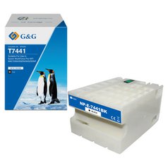 G&G kompatibilní ink s C13T74414010, black, 10000str., NP-E-7441BK, pro Epson Wo