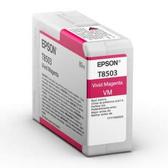 Epson originální ink C13T850300, magenta, 80ml, Epson SureColor SC-P800