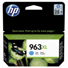 HP originální ink 3JA27AE, HP 963, cyan, 1600str., 22.92ml, high capacity, HP Of