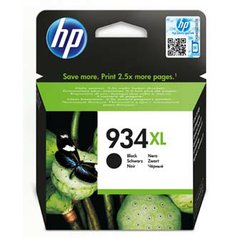 HP originální ink C2P23AE, HP 934XL, black, 1000str., 25,5ml, HP Officejet 6812,