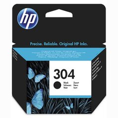 HP originální ink N9K06AE, HP 304, black, 120str., HP DeskJet 2620,2630,2632,263