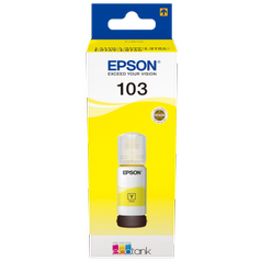 Epson originální ink C13T00S44A, 103, yellow, 65ml, Epson EcoTank L3151, L3150,