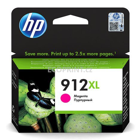 HP 912XL, 3YL82A červená original náplň - ECOPRINT.cz.jpg