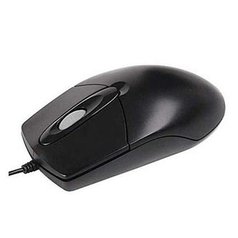 A4tech Myš OP-760 Black, 800DPI, optická, 3tl., 1 kolečko, drátová USB, černá, k