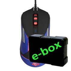 E-Blue Myš Auroza Gaming V2, 5000DPI, optická, 6tl., 1 kolečko, drátová USB, čer