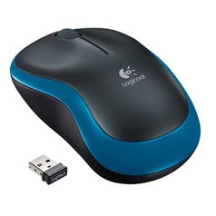 Logitech Myš M185, 1000DPI, 2.4 [GHz], optická, 2tl., 1 kolečko, bezdrátová, mod